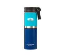 GSI Outdoors Microlite Unisex Adult 500 Twist Thermos Flask, Blue/Sky Blue, 17 oz