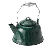 GSI Outdoors Tea Kettle | Enameled Steel 10 Cup Tea Kettle for Outdoor Cooking, Camping, Cabin and Home Kitchen