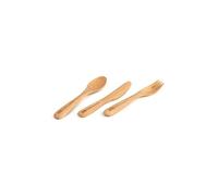 GSI Rakau Cutlery Set- wooden camping cutlery set