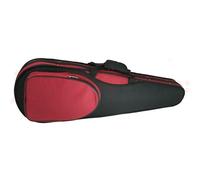 GSJ 3/4 Size Black/Red Shaped Violin Case