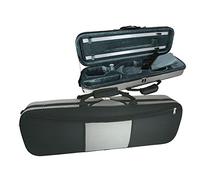 GSJ 4/4 Size Black/Grey 2-Tone Oblong Violin Case