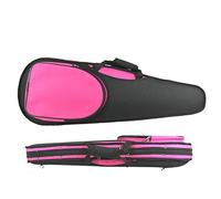 GSJ 4/4 Size Black/Pink Shaped Violin Case