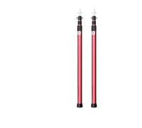 GSJNHY Canopy Pole Set Tent Poles 2PCS Camping Canopy Pole Aluminum Alloy Telescopic Tent Support Foldable Beach Shelter Awning Pole for Outdoor(2.30M Red 2PCS)