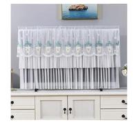 GSJNHY Tv Covers TV Cover Can Be Turned on Without Remove The Hanging Desktop Thin LCD Protective with Lace Simple for home(Color 016,168x100cm)