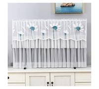 GSJNHY Tv Covers TV Cover Can Be Turned on Without Remove The Hanging Desktop Thin LCD Protective with Lace Simple for home(Color 020,168x100cm)
