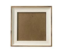 GSJNHY Wooden photo frame 5/6 Inch Square Photo Frame Setting Cross Stitch Frame Square Resin Photo Frame Photo Frame Picture Frame Wall Hanging(White Wood,5 Inch 12.7x12.7cm)