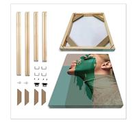 GSJNHY Wooden photo frame Simple Solid Wood Photo Frame, Camphor Wood DYI Frame, For Hand Painting, Diamond Painting, Canvas Posters(Width 20cm,Height 40cm)