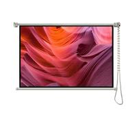 GSKDZG 40" 50" 60" 72" Projector Movie Screen Manual Pull Down Projector Screen 4K HD Wall Mounted Projection Screen For Home Theater Office Outdoor Indoor(50 Inch 16:9)