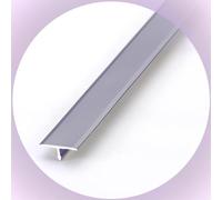 GSKDZG Floor Edging Trim Strip 15mm 20mm 33mm 40mm Flat Floor Transition Strip T Molding Floor Cover Strip Metal Floor Gap Flat Divider Strip Cuttable Threshold Strip(Iron Grey,33mm)
