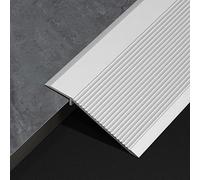 GSKDZG Floor Transition Strip Height 20mm 40mm Threshold Ramp Reducer Metal Floor Edging Trim Strip Non Slip Floor Cover Strip Easy To Install Cuttable(20mm (4/5in))