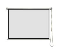 GSKDZG Manual Pull Down Projector Screen 40" 50" 60" 72" Home Theater Movie Screen 16:9 4:3 4K HD Wall Mounted Projection Screen For Indoor Outdoor(72 Inch 4:3)