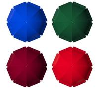 GSKDZG Round Market Umbrella Canopy Cover 8/10 Ribs Sunshade Umbrella Replacement Canopy Waterproof Parasol Replacement Top Outdoor Garden Patio Umbrella Replacement Cloth(Blue,2.6m/8.5ft (8 Ribs))