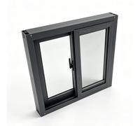 GSKDZG Shed Window Horizontal Sliding Window Basement Replacement Windows with Tempered Glass and Screen Bathroom Windows for Household Garage Chicken Coop Barns(Gray,W100 x H50cm (40" x 20"))