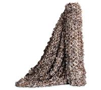 GSKDZG Woodland Camo Netting, Hunting Camouflage Net, Military Nets, Brown, For Sunshade Camping Shooting Outdoor Party Blinds, Lightweight Durable 2-20m(3x1.5m(9.8x4.9ft))