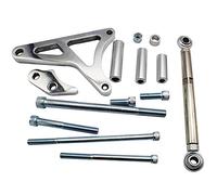 GSKMOTOR Aluminum Alternator Bracket Kit for Small Block SB Ford 289 302 347, Billet Polished Mounting Generator Bracket Accessories Kit