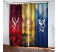 GSKOQD Blackout Curtains For Bedroom 170X200Cm Anime Stripe Print Pattern, Super Soft Thermal Insulated Blackout Eyelet Window Treatments, Blackout Curtains For Kids Room & Nursery, 2 Panels