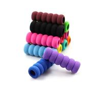 GSKQCRPR 20 PCS Pencil Grips for Kids and Adults, Soft Silicone Pen Grips Holder for Handwriting, Train Correct Tripod Grip & Relieve Hand Fatigue, Assorted Colours for Children Students Writing Aid