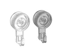 GSKQCRPR Suction Cups; 2 Transparent Waterproof Premium material Suction Cups; Multifunctional Hook Suction Cups; Suitable for Bathrooms; Kitchens; Mirrors; Windows; and Places Where Things Need to Be