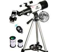 Gskyer Telescope, 70 mm aperture 400 AZ-mount astronomical refraction for children and beginners, travel telescope adults, D-70400