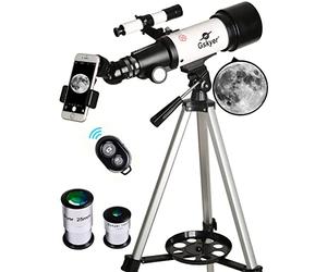 Gskyer Telescope, 70 mm aperture 400 AZ-mount astronomical refraction for children and beginners, travel telescope adults, D-70400