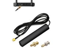 GSM 4G LTE WIFI Antenna 5dBi SMA Male Connector with 2 Adappters Gain Omnidirectional DAB Car Aerial Adhesive Mount Hidden Patch Antenna for 2G 3G 4G Router Wifi DAB Car Vehicle Radio