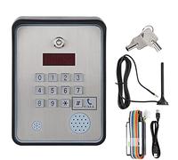 GSM Audio Intercom for Single House Door and Gate Opener Access Controller AC / DC12V-24V Power Input for Home Safety Security(Type1)