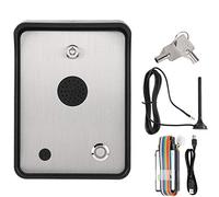 GSM Audio Intercom, Gate Opener Access Controller Single House Door Stainless Steel Panel Audio Intercom Access for Power Failure Alarm for Single House Door