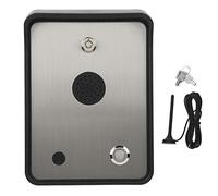 GSM Audio Intercom, Hands-Free Access Control System with Remote Mobile Phone Control, Built-in 1000mAh Battery for Power Failure Backup, Weather-Resistant ABS Housing for Home, Gate and Office Entry