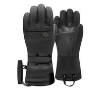 Gsnow5 Womens Premium Leather Insulated Waterproof Windproof Polymax Ski Gloves, Brand Racer, Size S, 1 Pair