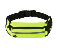Gsogcax Waterproof Running Belt with Adjustable Elastic Strap, Lightweight Large Capacity Sports Waistpack for Phones, Headphones, Water Bottle, Bum Bag for Running, Workout, Biking