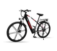 GSOU 26" Electric Bikes for Adults. 2603 E-Bike with 250W High-Speed Mid-Drive Brushless Motor. Electric Bicycle Built-in 36V-8AH Removable Li-Ion Battery, 7-Speed, LCD Display, Dual Disc Brake