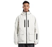GSOU SNOW Mens Ski Jacket Snowboard Jacket, Multi Pockets Baggy Winter Coat, Hooded Waterproof Windproof Breathable Warm Insulated
