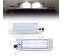 GSOWO 2 x LED Number Plate Lights for Zafira B Vectra C Corsa C/D Insigina Astra J/H Adam Cascada Meriva A/B Tigra Twin Top, High-Quality Canbus Error Free 18 SMD Number Plate Lighting