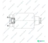 GSP FRONT SUSPENSION AIR SPRING 35000016 FOR MERCEDES-BENZ