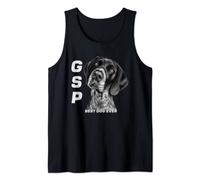 GSP German Short Haired Pointer Dog Mom Dad Best Dog Ever Tank Top