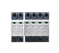 GSP9 12.5KA T1 Class AC Surge Protector 2P 1P+NPE 4P 3P+NPE SPD 275VAC Din Rail House Surge Protector T2 Class 20~50KA RUAJOGYNVM(4P 12.5KA 275VAC)