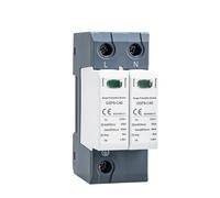 GSP9 2Pole Surge Protector 20KA-40KA SPD AC275V AC385V 400V 440V SPD House Surge Protector 1P+N Din Rail(2P AC440V 40KA)