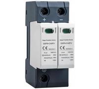 GSP9 DC Surge Protector PV SPD 600V 1000V 20KA 40KA SPD 2P 3P Surge Protective Device Lightning Protection (2P 600VDC, 0.2, Inches, Type A)