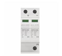 GSPV8 2P DC 600V 40KA Surge Protection Device 50/60Hz DC 500V Overvoltage Protector 1Pcs (Size : 2P DC SPD 600V)