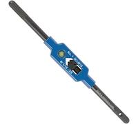 GSR Steel Tap Wrench with Centring Eye, Silver (Size 4 | M9 - M27), Holder for Taps, Square Socket, Made of High-Quality Stainless Steel, Adjustable Steel Tap Wrench