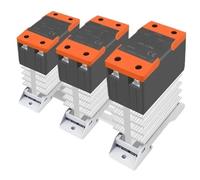 GSR2-1 SSR 10A 25A 40A 60A 80A 100A 120A Din Rail Mounted Solid State Relay SSR Single Phase With Heat Sink DD AA DA SSR(DC to AC,GSR2-1-10A)