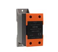 GSR2-1 SSR 10A 25A 40A 60A 80A 100A 120A Rail Mounted Solid State Relay Single Phase with Heat Sink(Dc to Ac,GSR2-1-120A)