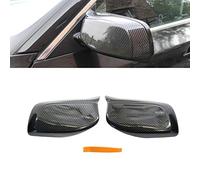 GSRECY Carbon Fiber Pattern M Style Side Wing Mirror Cover Caps Replace For 5 Series E60 E61 E63 E64 2003 2004 2005 2006 2007
