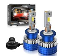 GSRECY D2S LED Headlight Bulbs, 80000LM 240W 6000K Ultra Bright White Anti-Error CANBUS Ready Off-Road Driving Lights, IP68 Waterproof Replacement for Trucks, SUVs, 4x4 & Agricultural Vehicles