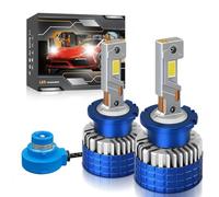 GSRECY D4S LED Headlight Bulbs, 80000LM 240W 6000K Ultra Bright White Anti-Error CANBUS Ready Off-Road Driving Lights, IP68 Waterproof Replacement for Trucks, SUVs, 4x4 & Agricultural Vehicles