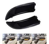 GSRECY Dynamic Flash LED Side Wing Rearview Mirror Indicator Turn Signal Light Blinker Lamp Compatible with 2008-2017 Fiesta MK7 B-Max