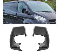 GSRECY Exterior Door Side Wing Rear View Mirror Cover Shell Case Cap Compatible with Ford Transit Tourneo Custom VAN 2012+ BK2117K747BCXWAA 1809085 1809084 (Gloss Black)