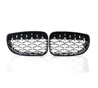 GSRECY Front Bumper Kidney Diamond Edition Grille For 1 Series E81 E82 E87 E88 LCI 2007-2013