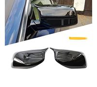 GSRECY Gloss Black M Style Side Wing Mirror Cover Caps Replace For 5 Series E60 E61 E63 E64 2003 2004 2005 2006 2007