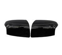 GSRECY Gloss Black Side Wing Rearview Mirror Cover Trim Cap Left & Right Compatible with Ford Focus 2005-2008 Mk2, 2003-2008 C-Max (With Indicator)